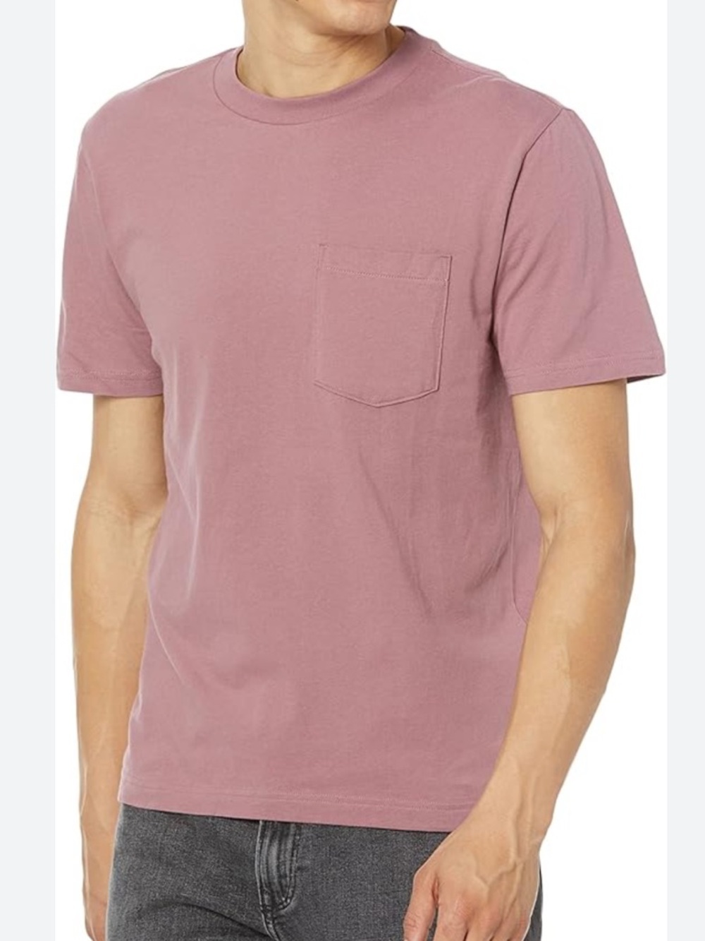 Gap Men's Comfortable Fit Classic Crew Neck Washed Pocket L T-Shirt 100% cotton - Picture 1 of 6